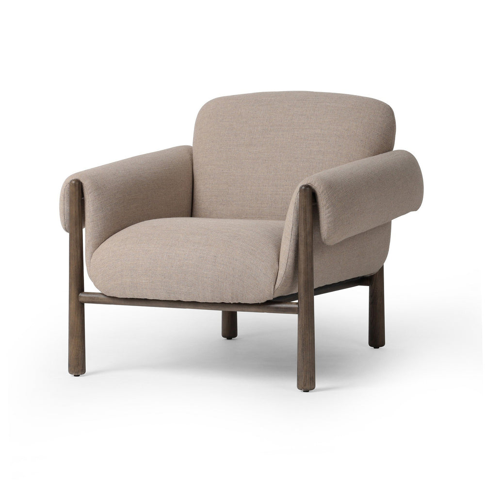 Olia Chair In Alcala Taupe And Warm Nettlewood