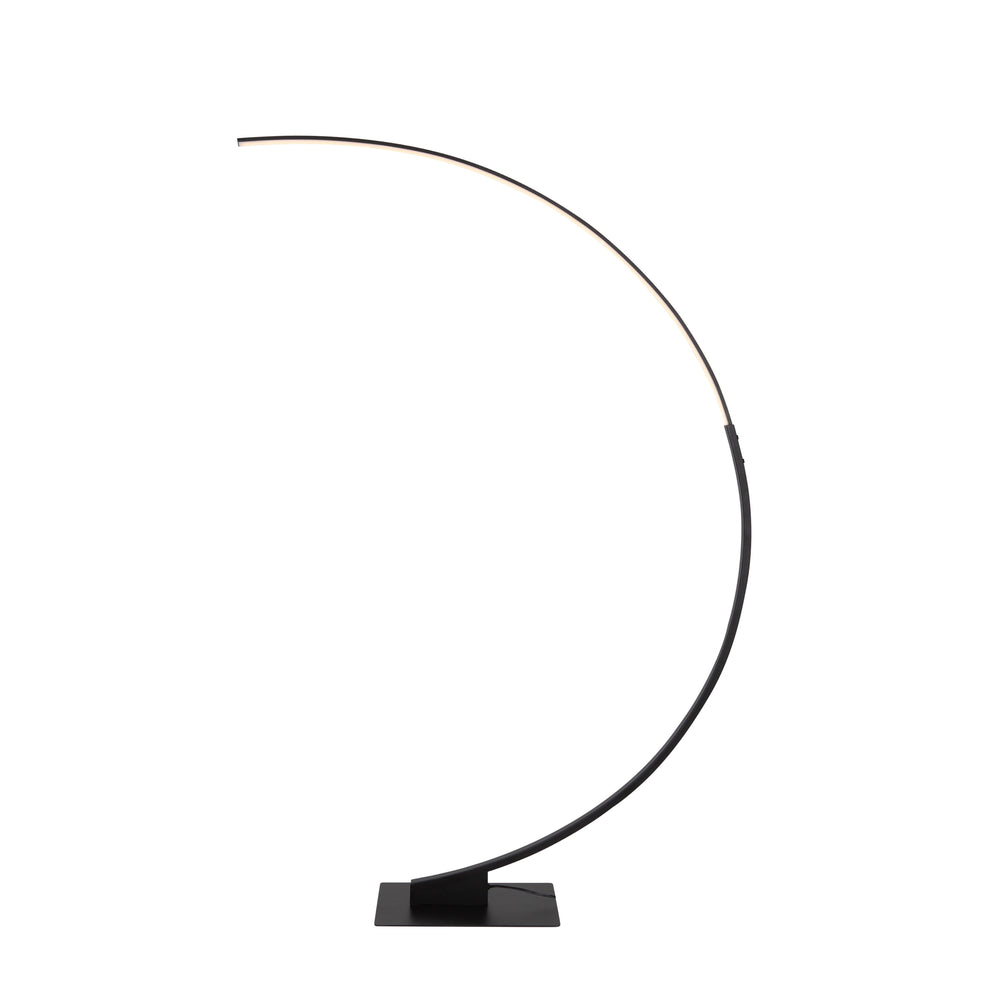 Cortina 25W LED Floor Lamp AC7593BK in Matte Black