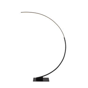 Cortina 25W LED Floor Lamp AC7593BK in Matte Black