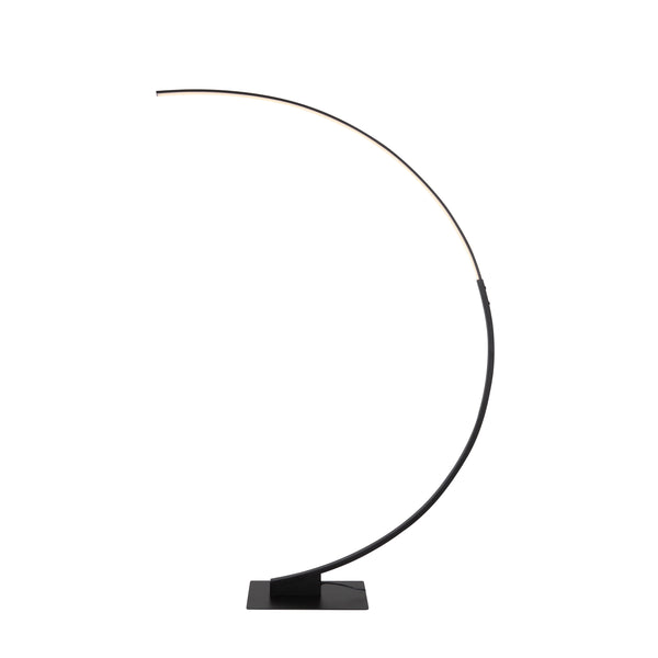 Cortina 25W LED Floor Lamp AC7593BK in Matte Black