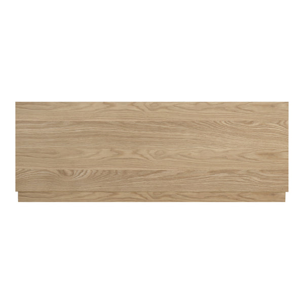 Moe's Round Off King Bed in Light Oak