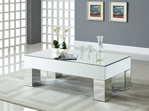 Kristi Coffee Table In Mirrored