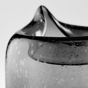 Oxtail Vase in Clear