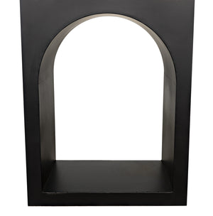 Aqueduct Bookcase, A, Black Metal
