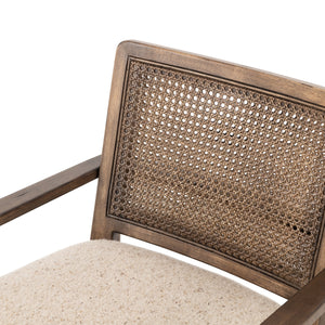 Xavier Dining Armchair In Hasselt Taupe