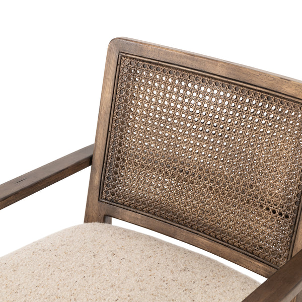 Xavier Dining Armchair In Hasselt Taupe