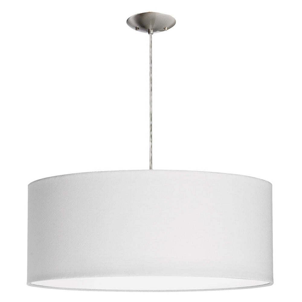 (K)3LT Drum  Pendant  w/WH Shade & 790 diff