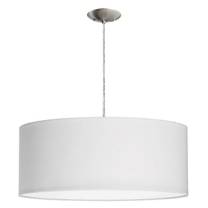 (K)3LT Drum  Pendant  w/WH Shade & 790 diff