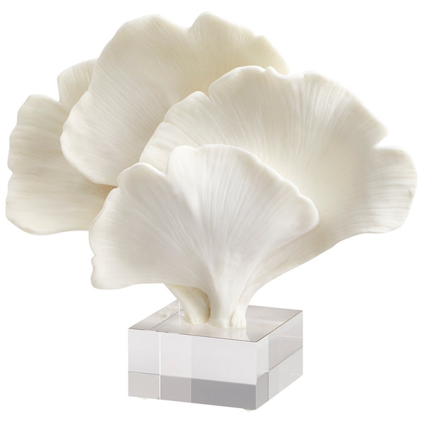 Pleasant Palm Sculpture In White