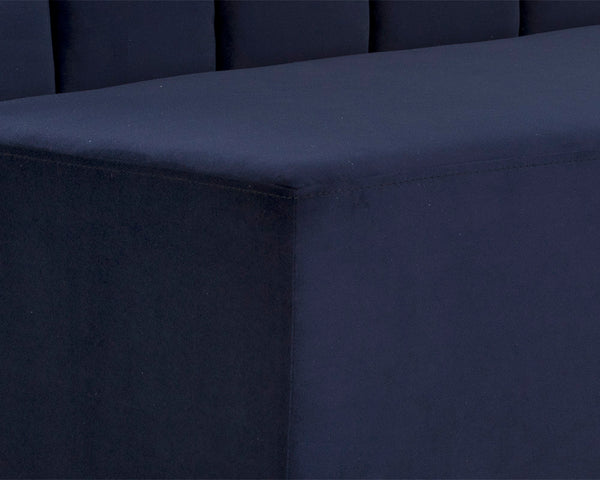 KOSOVO BANQUETTE - BROWN - ABBINGTON NAVY