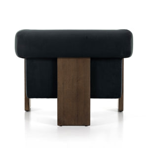 Cairo Chair In Modern Velvet Smoke