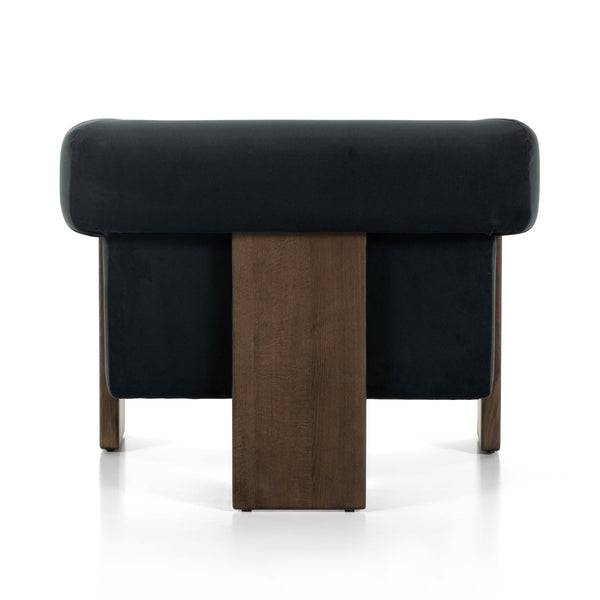 Cairo Chair In Modern Velvet Smoke