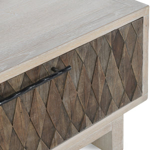Anton Solid Wood Rectangle Coffee Table with Storage