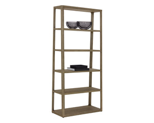 DONCASTER BOOKCASE - LARGE - SMOKE GREY