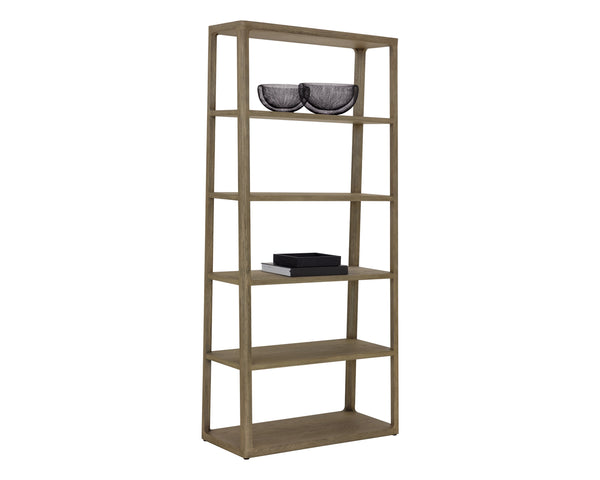 DONCASTER BOOKCASE - LARGE - SMOKE GREY