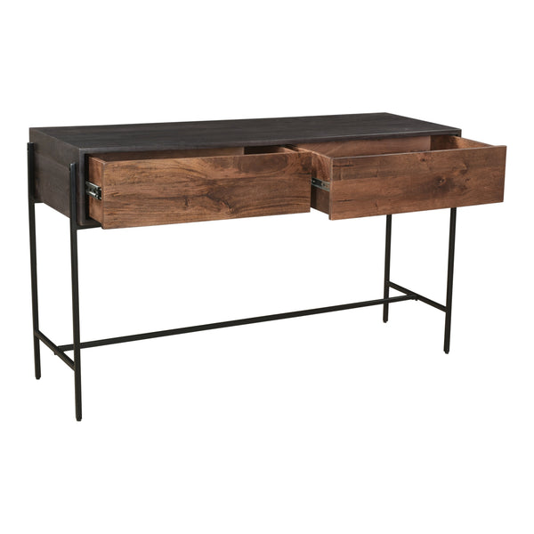 Tobin Console Table in Light Brown Mango Wood