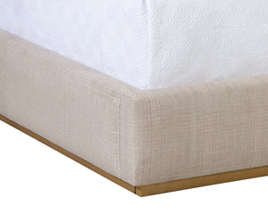 DANBURY BED - KING - NAYA CHECK CREAM