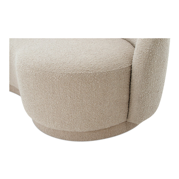 Moe's Excelsior Sofa in Shiitake Beige Boucle