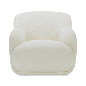 Stevie Lounge Chair in Cream Upholstery