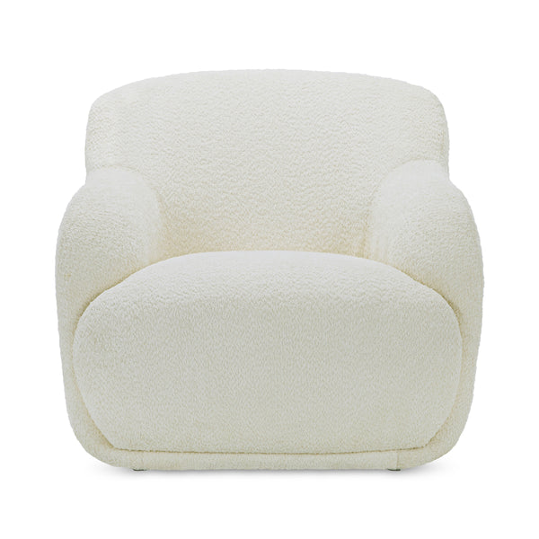 Stevie Lounge Chair in Cream Upholstery