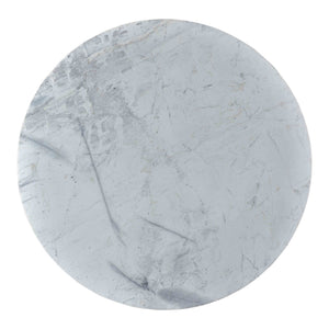 Moe's Jinxx Coffee Table White Marble & Acacia