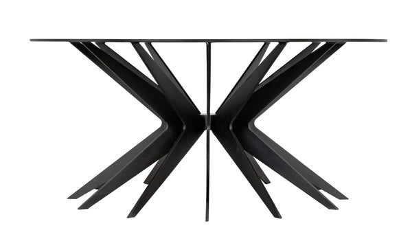 Spider Coffee Table, Black Metal