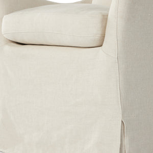 Monette Slipcover Dining Chair In Natural