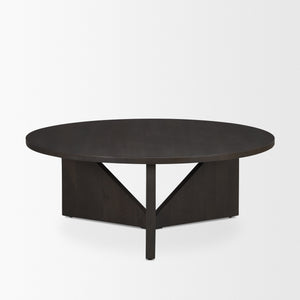 Tarro Brown Wood w/ Triangle Legs Coffee Table