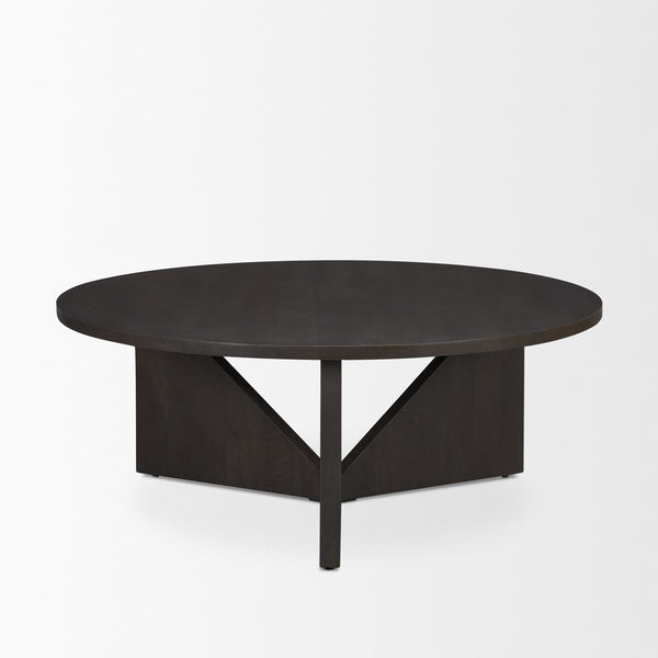 Tarro Brown Wood w/ Triangle Legs Coffee Table