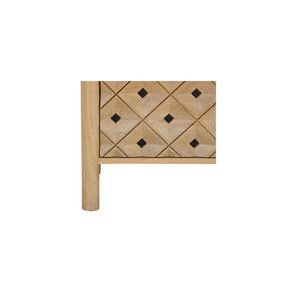 Moe's Fulton 6 Drawer Dresser in Natural Mango Wood