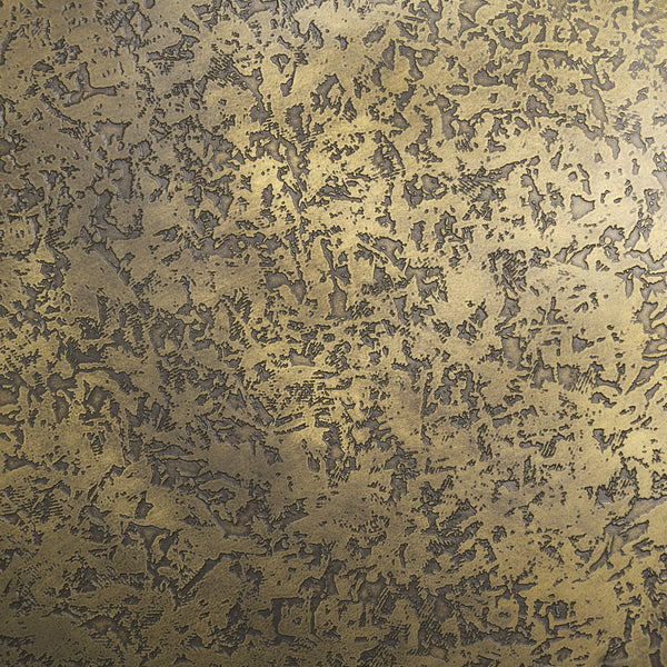 Rosh Textured Gold Metal w/ Acid Wash  Accent Table