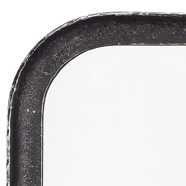 Principle Iron Wall Mirror, Black