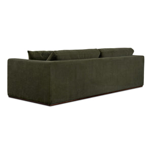 Rue Sleeper Sofa in Deep Green with Feather Fill