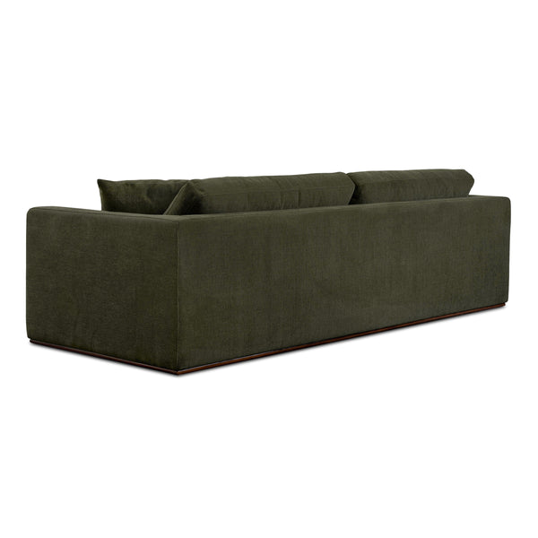 Rue Sleeper Sofa in Deep Green with Feather Fill