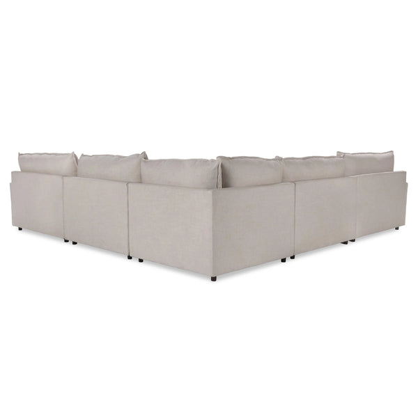 Caplan Modular 5-Piece Sectional in Dawn-Flax