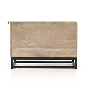 Kelby Storage Bunching Table - Gunmetal