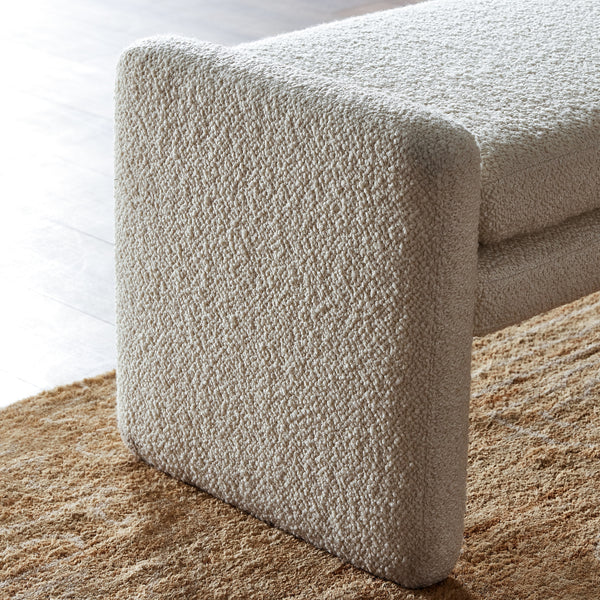 Serena Accent Bench in Durham Cream