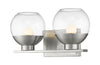 Osono 2 Light Vanity in Brushed Nickel Finish