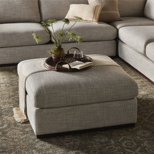 Colt Sectional Ottoman In Canton Dove-Aged Sienna