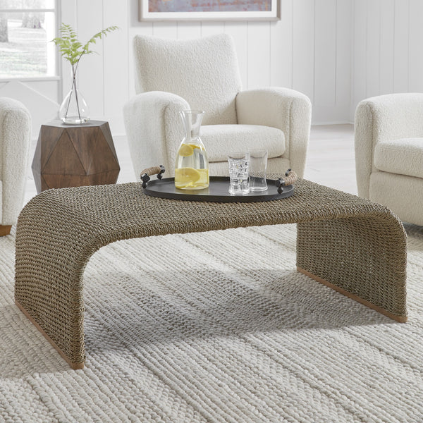 Calabria Woven Seagrass Coffee Table