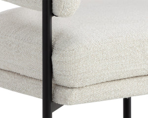 LOLA LOUNGE CHAIR - MERINO PEARL