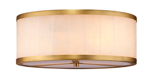 Upsala Alabaster Flush Mount Ceiling Light, Large