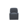 Moe's Maisie Rolling Dining Chair in Slate Blue