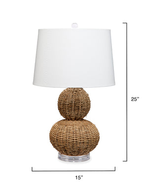 Sebastian Seagrass Table Lamp