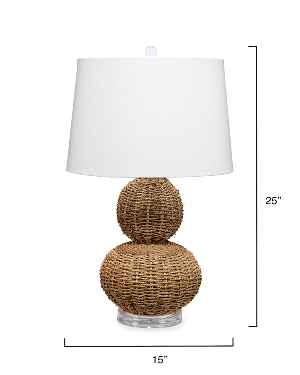  Sebastian Seagrass Table Lamp