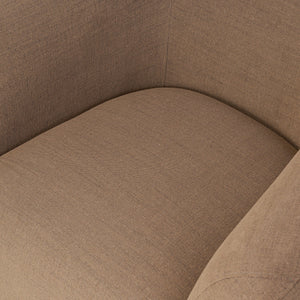 Channing Swivel Chair - Crypton Nomad Mushroom