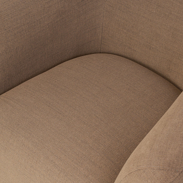 Channing Swivel Chair - Crypton Nomad Mushroom