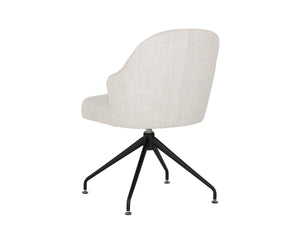 BRETTA SWIVEL DINING CHAIR - MOTO STUCCO