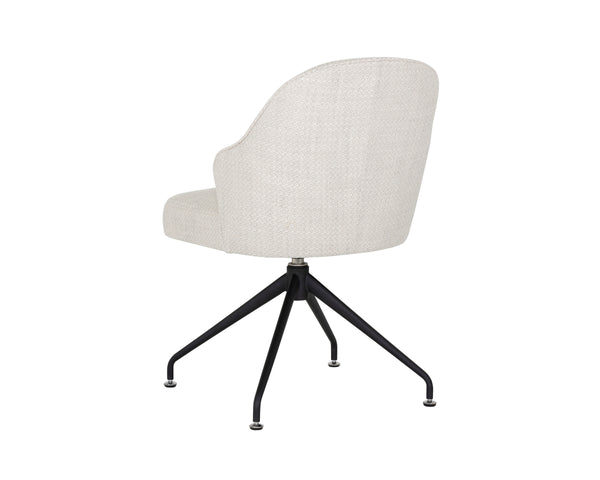 BRETTA SWIVEL DINING CHAIR - MOTO STUCCO