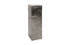 Slate E Pedestal, Liquid Silver